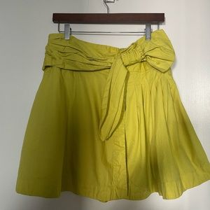XL Maeve Key Lime Mini Skirt